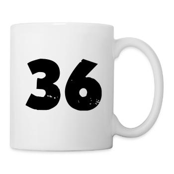 36 number - Mug - white - Right