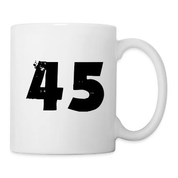 45 number - Mug - white - Right
