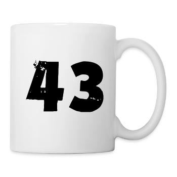 43 Number - Mug - white - Right
