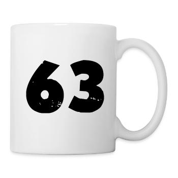 63 Number - Mug - white - Right