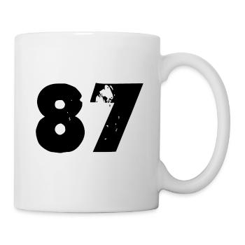 87 number - Mug - white - Right
