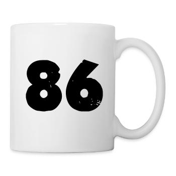 86 number - Mug - white - Right
