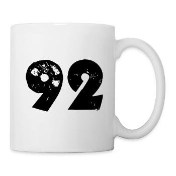 92 number - Mug - white - Right