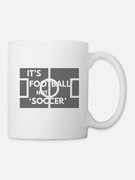 It's football, not soccer ! - Mug blanc - blanc