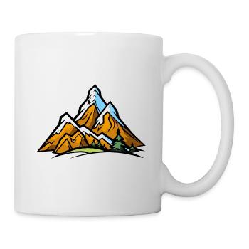 Mountains Nature Mountain Symbol - Mug - white - Right