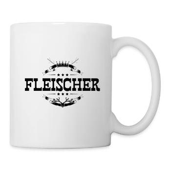Fleischer Beruf - Tasse - Weiß - Rechts