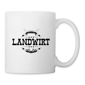 Landwirt Beruf - Tasse - Weiß - Rechts