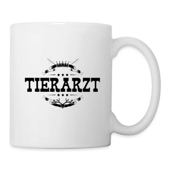 Tierarzt Beruf - Tasse - Weiß - Rechts