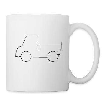 Camion Unimog Transport tout-terrain en plein air - Mug blanc - blanc - Droite