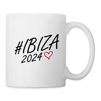 Ibiza 2024 Herz Reise - Tasse - Weiß - Rechts