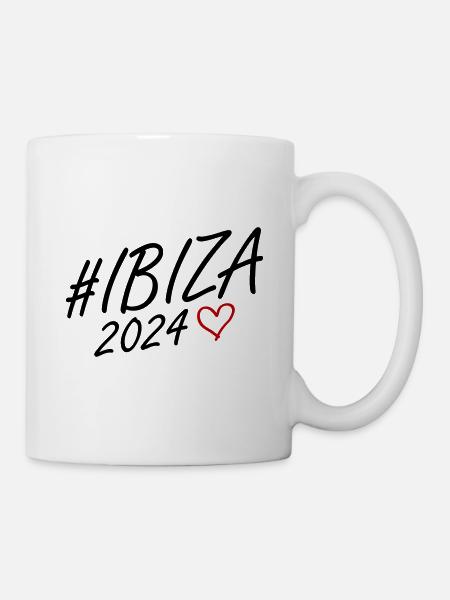 Voyage du cœur à Ibiza 2024 - Mug blanc - blanc