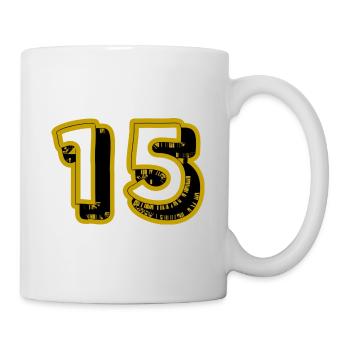 15. 15 YEARS. 15th ANNIVERSARY. 15 YEAR ANNIVERSARY. - Mug - white - Right