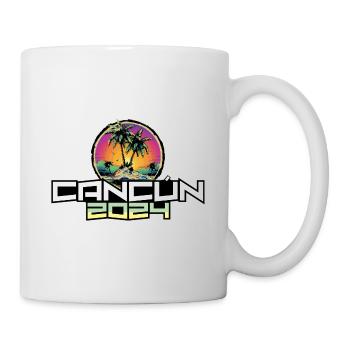 Palmiers de Noël Cancún 2024 - Mug blanc - blanc - Droite