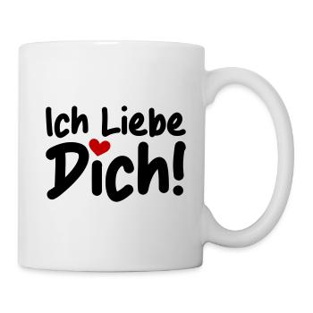 I Love You Saying Declaration of Love - Mug - white - Right