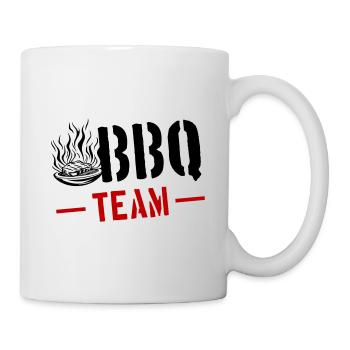 Grillen Barbecue Bbq Team - Tasse - Weiß - Rechts