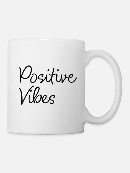 Ondes positives - Mug blanc - blanc