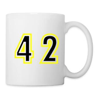 42 Number College - Mug - white - Right
