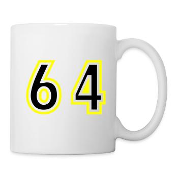 64 Nombre Collège - Mug blanc - blanc - Droite