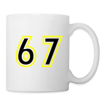 67 Number College - Mug - white - Right