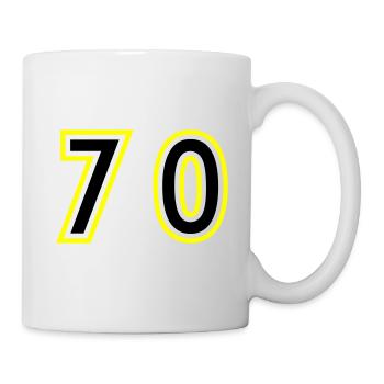 70 Number College - Mug - white - Right