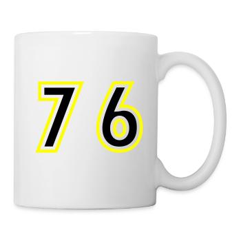 76 Number College - Mug - white - Right