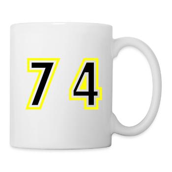 74 Number College - Mug - white - Right