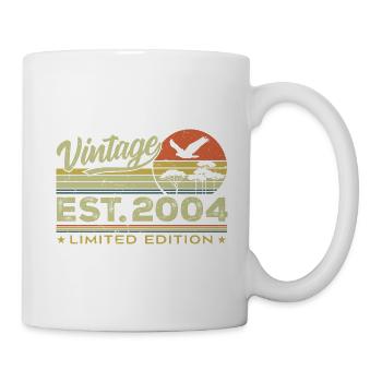 Vintage 2004 Fantastisch seit 2004 Geschenk 2004 Retro - Tasse - Weiß - Rechts