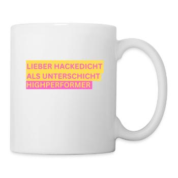 HIGHPERFORMER T-Shirt - Tasse - Weiß - Rechts