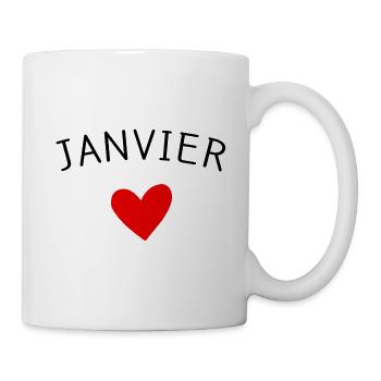 Future maman Janvier – Bébé en route ❤️ - Mug blanc - blanc - Droite