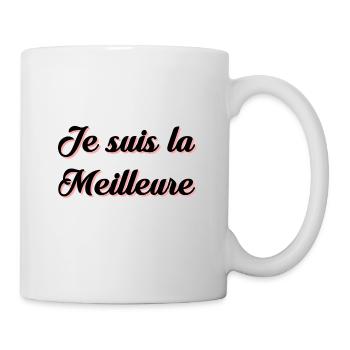 Je suis la meilleure - Mug blanc - blanc - Droite