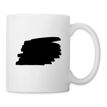 formes de fond - Mug blanc - blanc - Droite