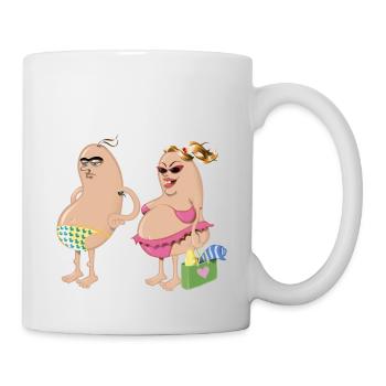 summer feelings - Tasse - Weiß - Rechts