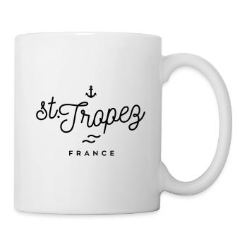 Saint-Tropez - Frankreich - Tasse - Weiß - Rechts