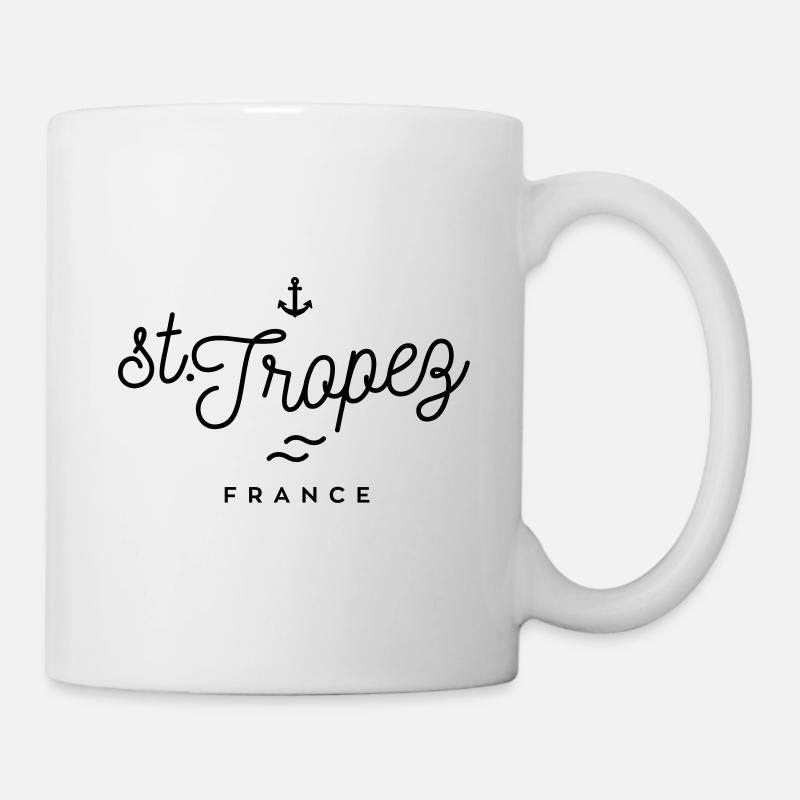 Saint-Tropez - Frankreich - Tasse - Weiß
