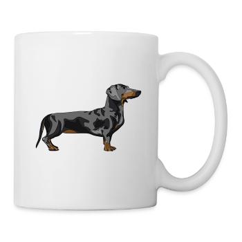 teckels, - Mug blanc - blanc - Droite