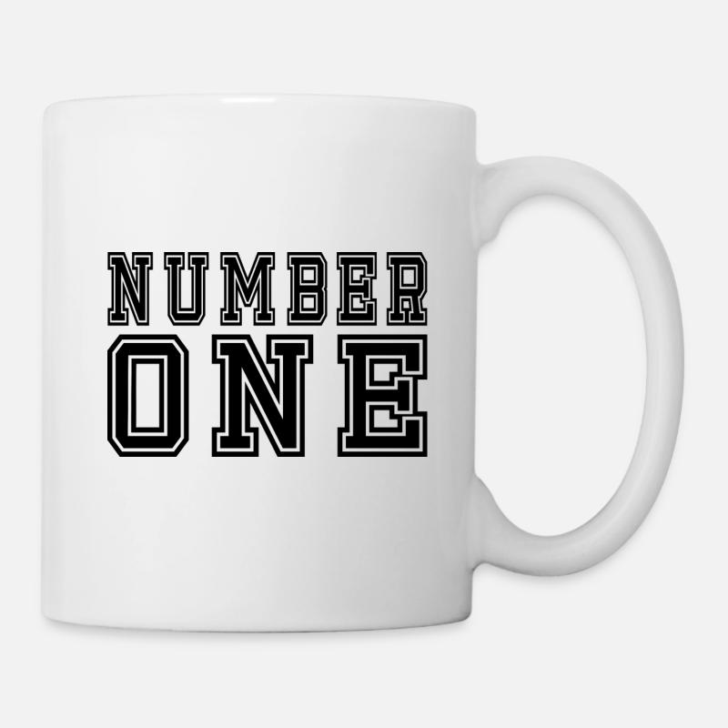Number One - Tasse - Weiß
