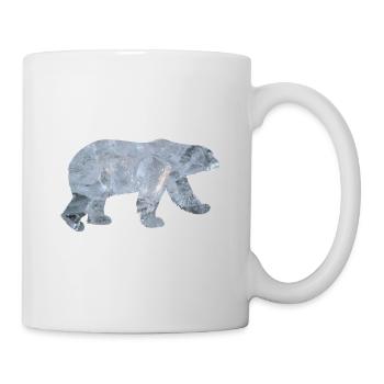 Eisbär Polarbär - Tasse - Weiß - Rechts