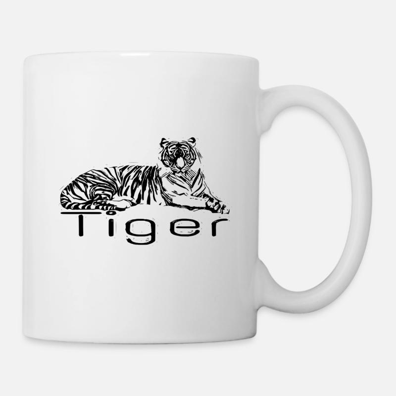 Tiger - Tasse - Weiß