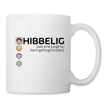 HIBBELIG - Tasse - Weiß - Rechts