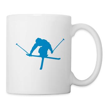 ski freestyle x jump 2 - Tasse - Weiß - Rechts