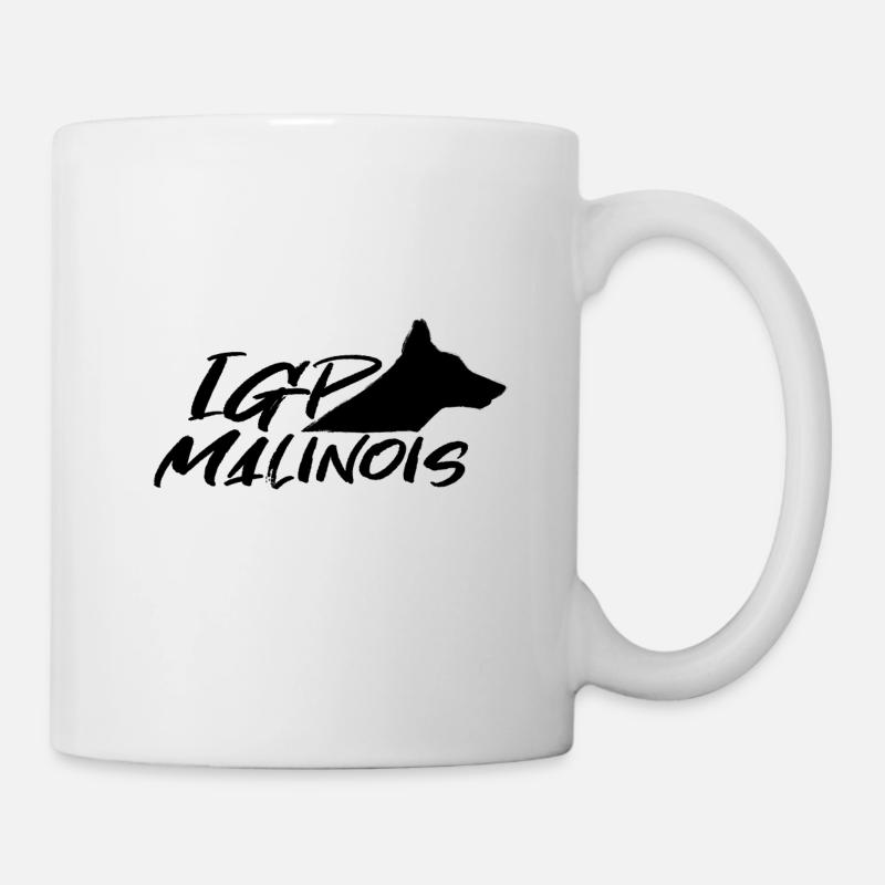 IGP Malinois Noir - Mug blanc - blanc