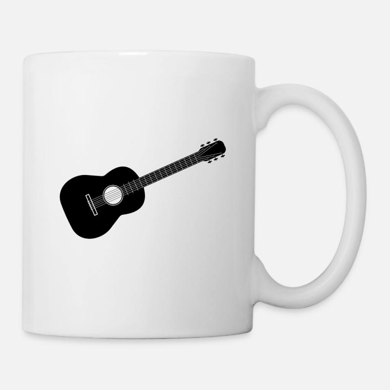 Gitarre - Tasse - Weiß