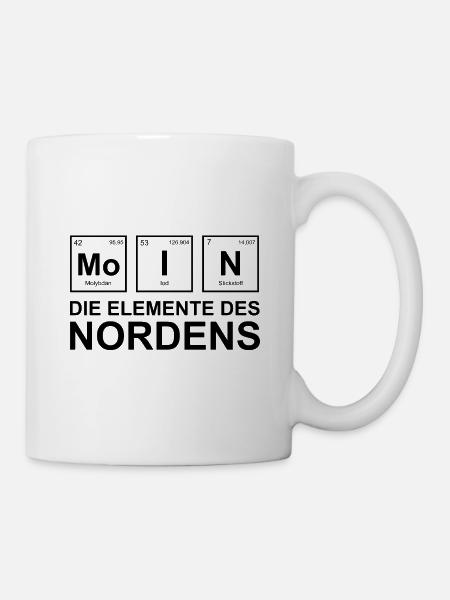 Norddeutschland Norden Moin II - Tasse - Weiß