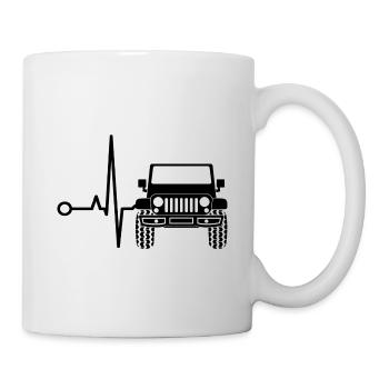 Véhicule tout-terrain offroad 4wd AWD 4wheeler cadeau 4x4 - Mug blanc - blanc - Droite