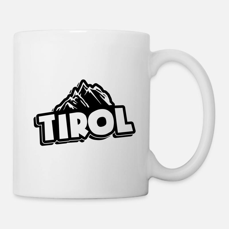 Tirol Berge - Tasse - Weiß