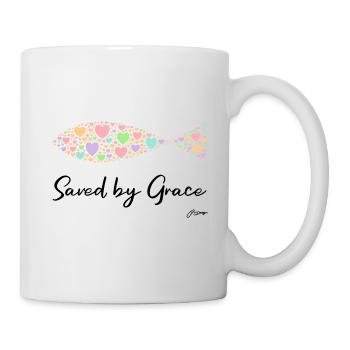 Chrétien Saved by Grace - Mug blanc - blanc - Droite