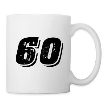 Symbole de 60 chiffres - Mug blanc - blanc - Droite