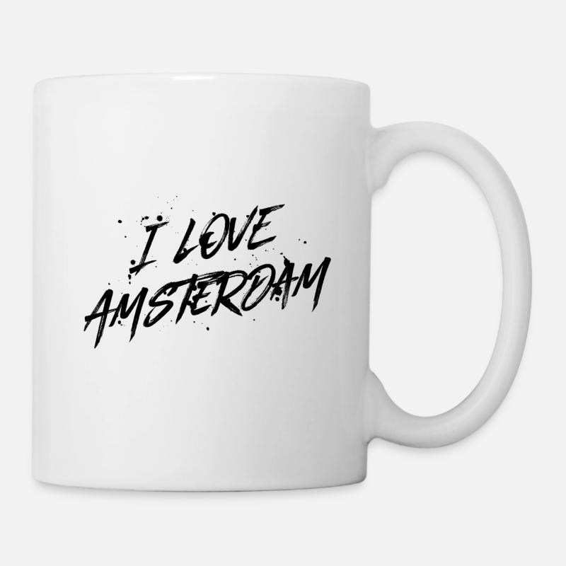 J’aime Amsterdam - Mug blanc - blanc