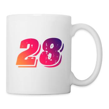 28 Number Symbol - Mug - white - Right