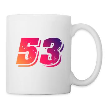 53 Number Symbol - Mug - white - Right